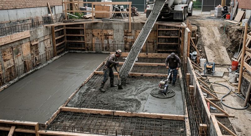 Basement Concrete Installation in Middleburg, FL
