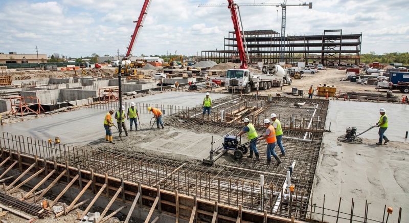 Commercial Slab Construction in Duval County, FL