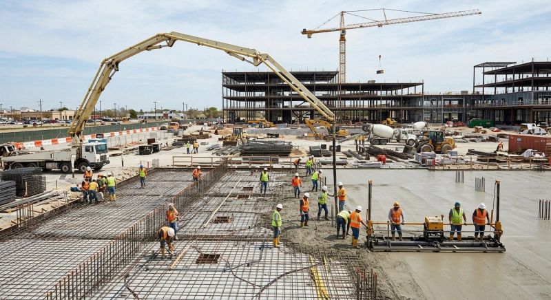Commercial Slab Construction in Macclenny, FL