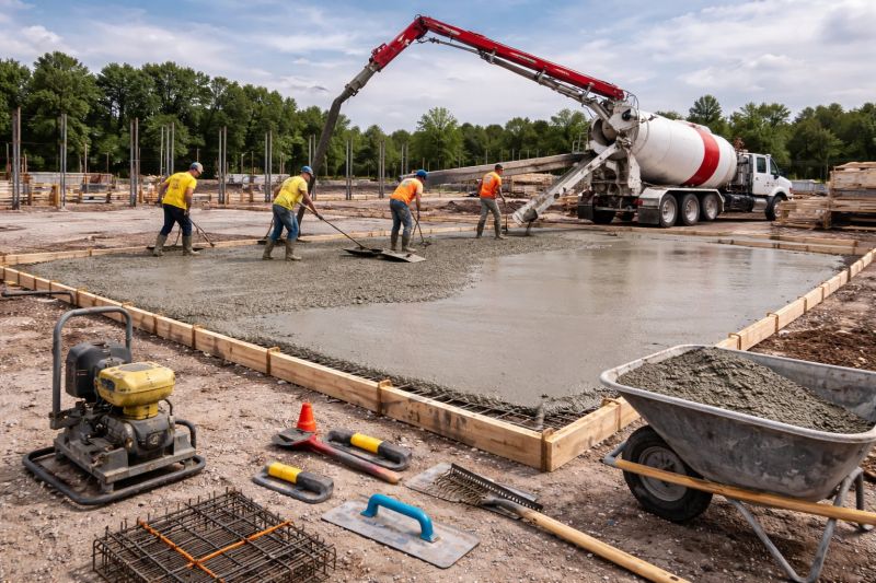 Commercial Slab Installation in Callahan, FL