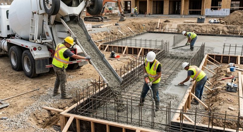 Foundation Pouring in Jacksonville, FL