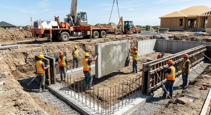 Foundation Wall Pouring in Callahan, FL